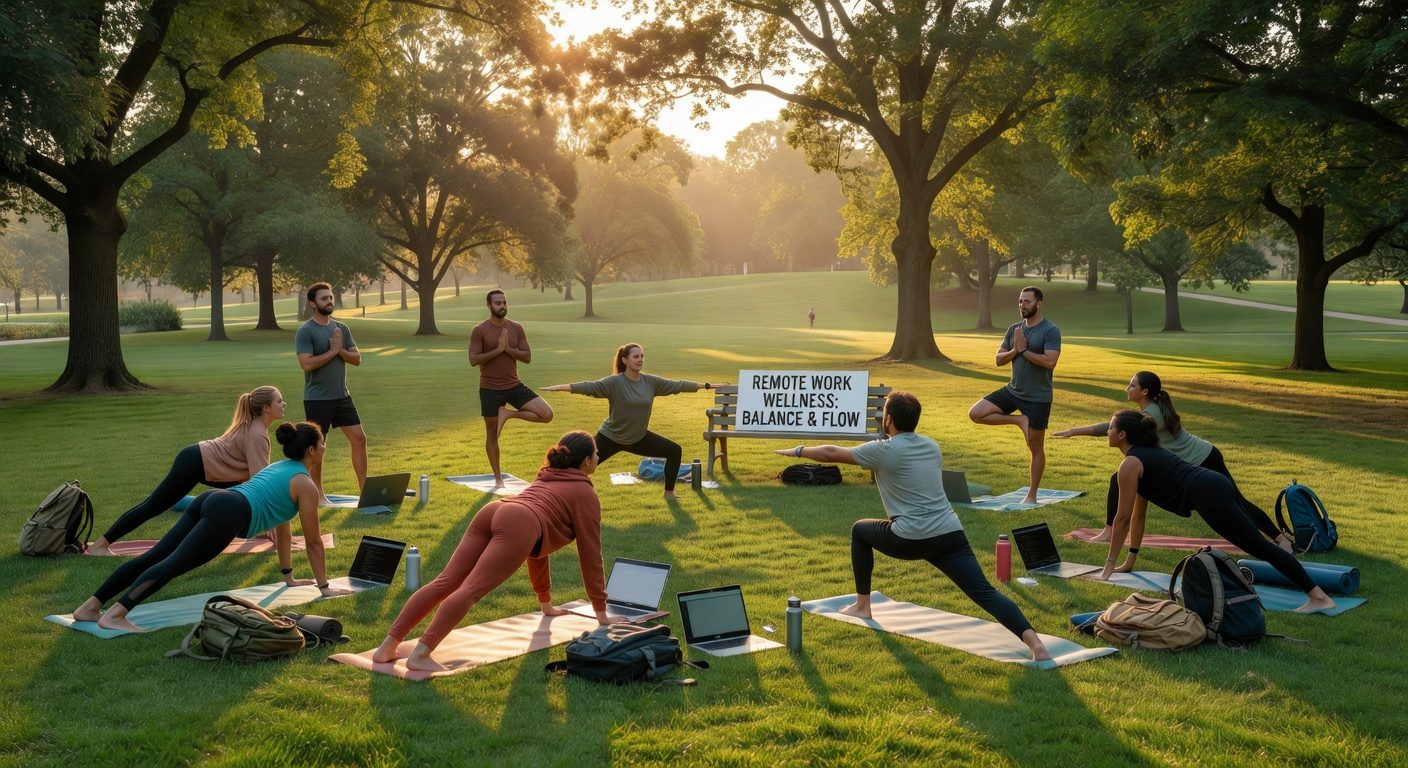 Nomad balancing work and wellness