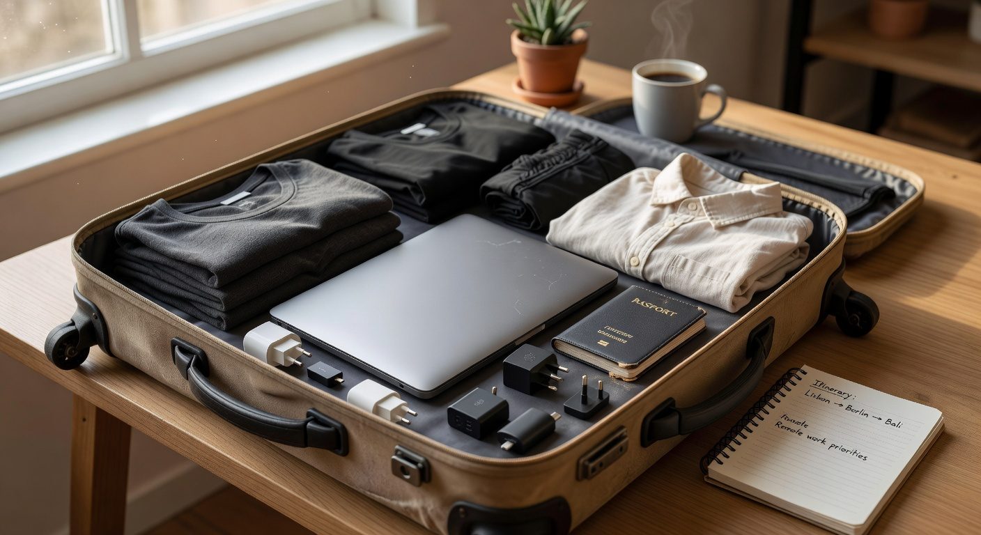 Packing for nomad travel